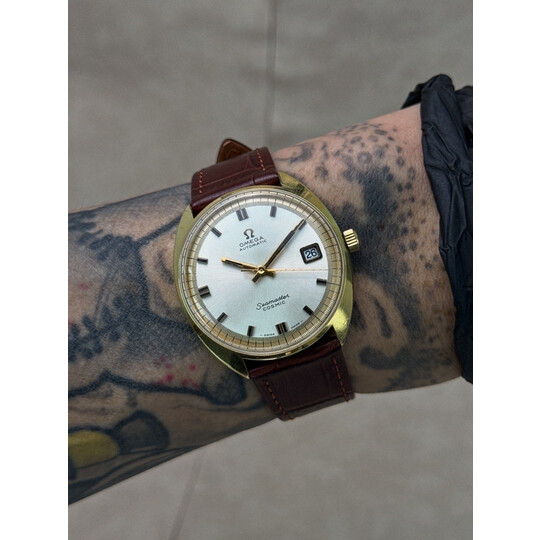 35mm • 1960s Omega Seamaster Cosmic ref.166.026 cal.565 Gold-Plated Automatic